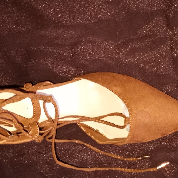 Brown Strappy Heels - Picture 3 of 7